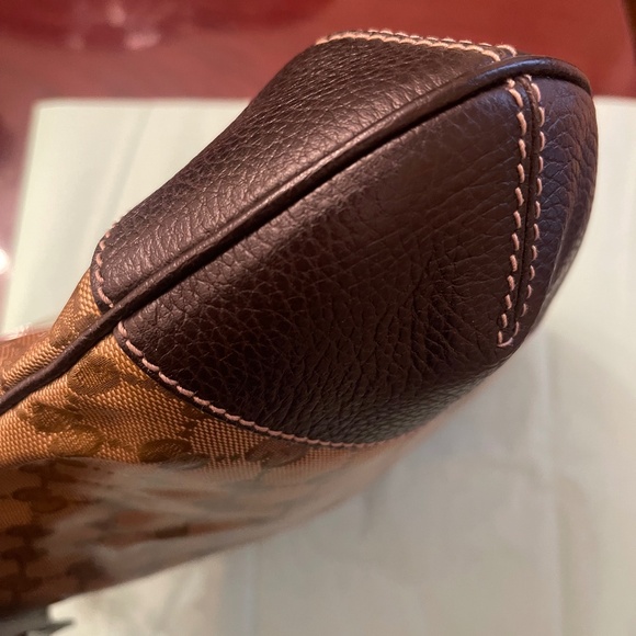 Gucci GG Crystal Glossy Shoulder Bag Hobo Bag 272386 521753 04 - Picture 7 of 15